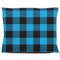 Buffalo Plaid Blue Dog Bed