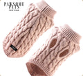 DOG AND CAT CABLE KNIT SWEATER - BEIGE