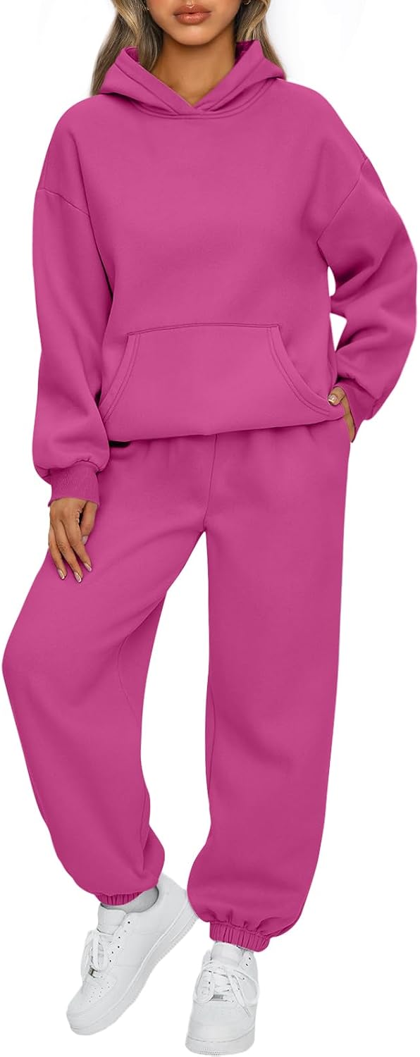 AUTOMET Womens 2 Piece Lounge Sweat Sets Fall Fashion Matching Sweatsuits
