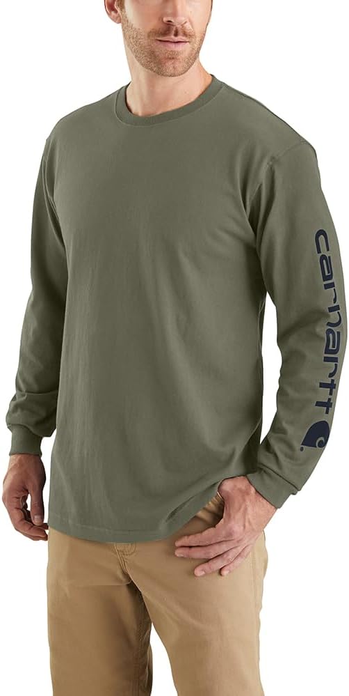 Carhartt Men's Dearborn Loose LS Logo T-Shirt
