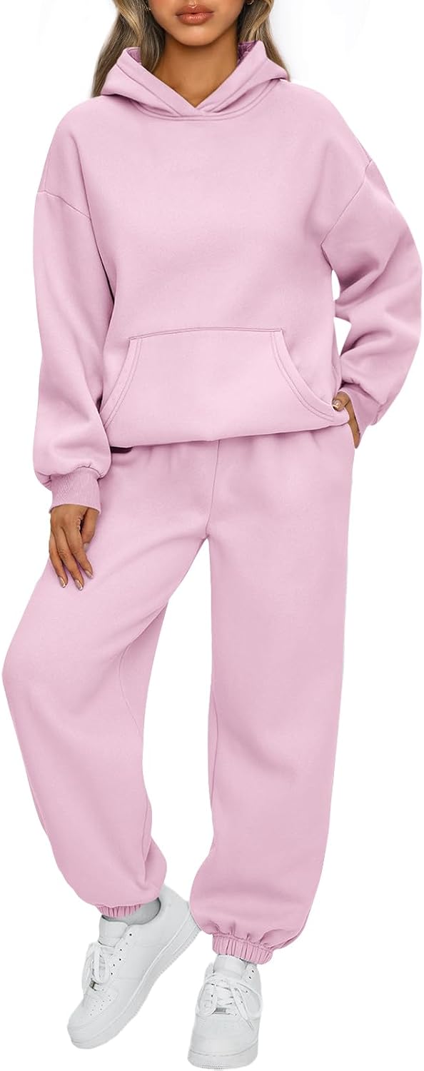 AUTOMET Womens 2 Piece Lounge Sweat Sets Fall Fashion Matching Sweatsuits