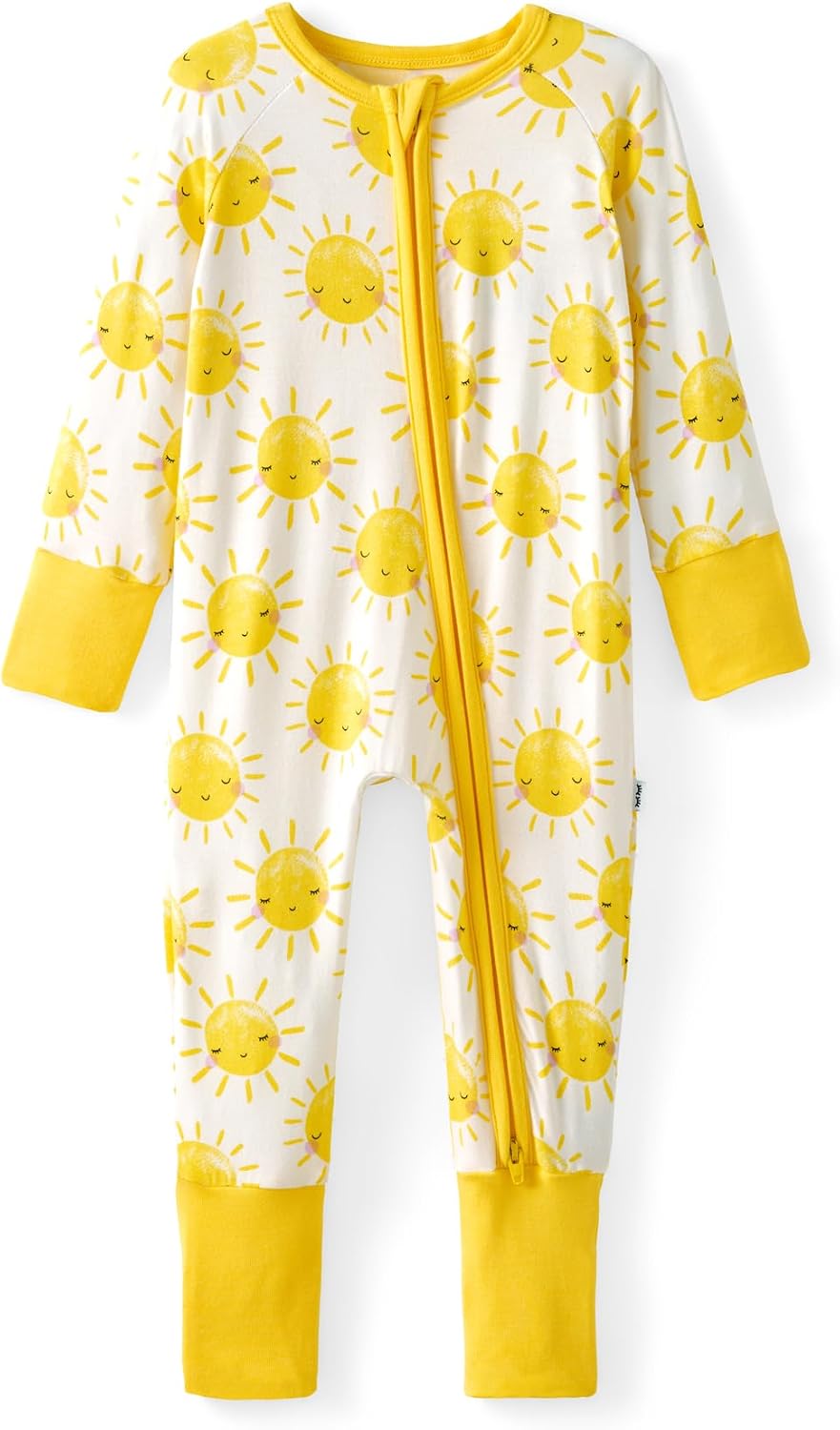 Little Sleepies Baby Pajamas, Viscose from Bamboo, Newborn Sleeper Baby PJs