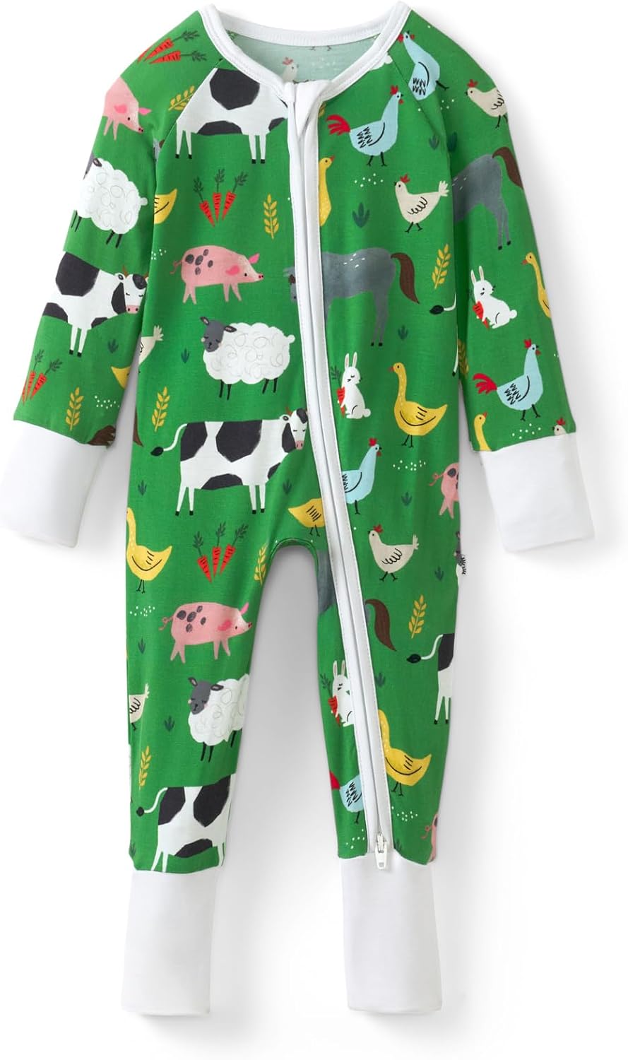 Little Sleepies Baby Pajamas, Viscose from Bamboo, Newborn Sleeper Baby PJs