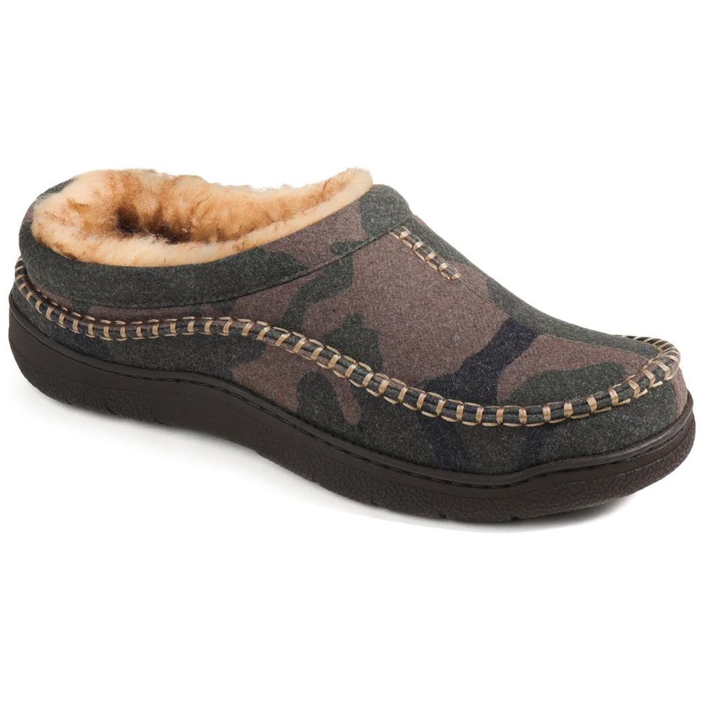Zigzagger Men's Slip On Moccasin Slippers Indoor Outdoor