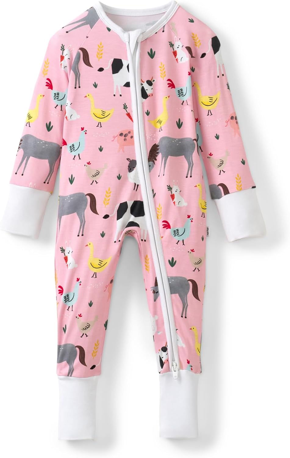 Little Sleepies Baby Pajamas, Viscose from Bamboo, Newborn Sleeper Baby PJs
