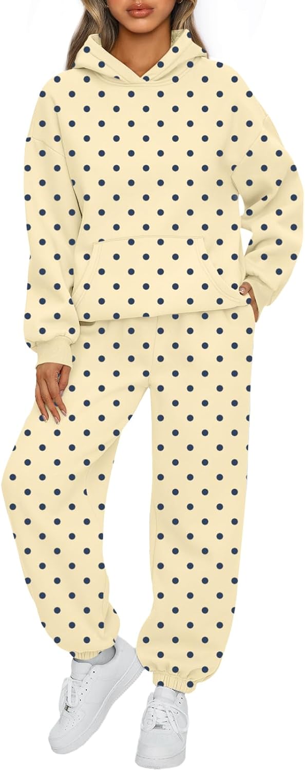 AUTOMET Womens 2 Piece Lounge Sweat Sets Fall Fashion Matching Sweatsuits