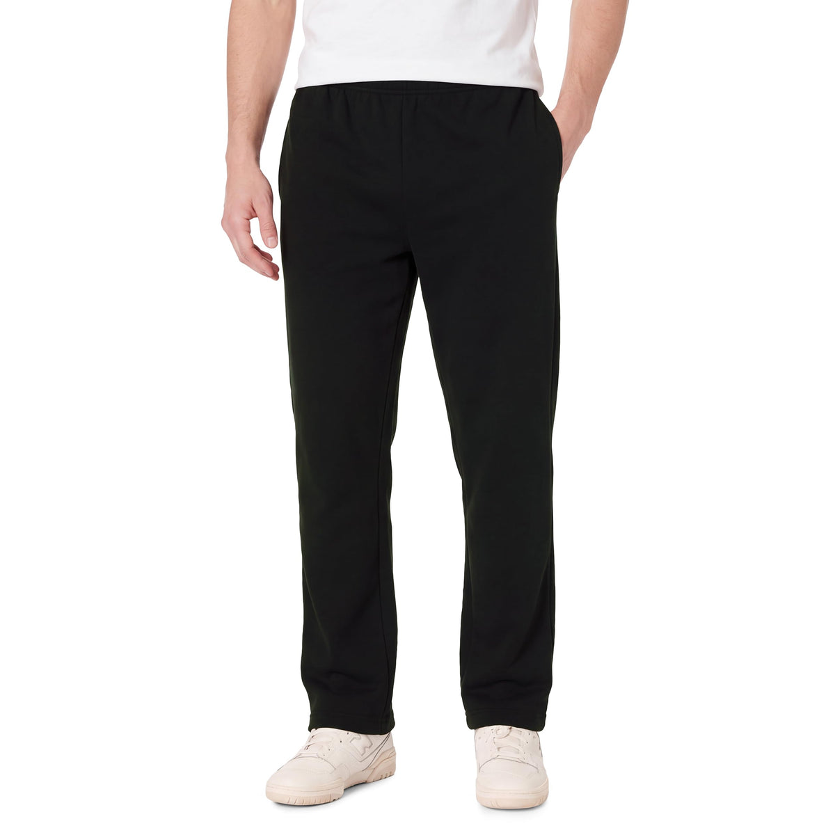 Amazon Essentials Men's Fleece Open Bottom Sweatpant (Available in Big & Tall)