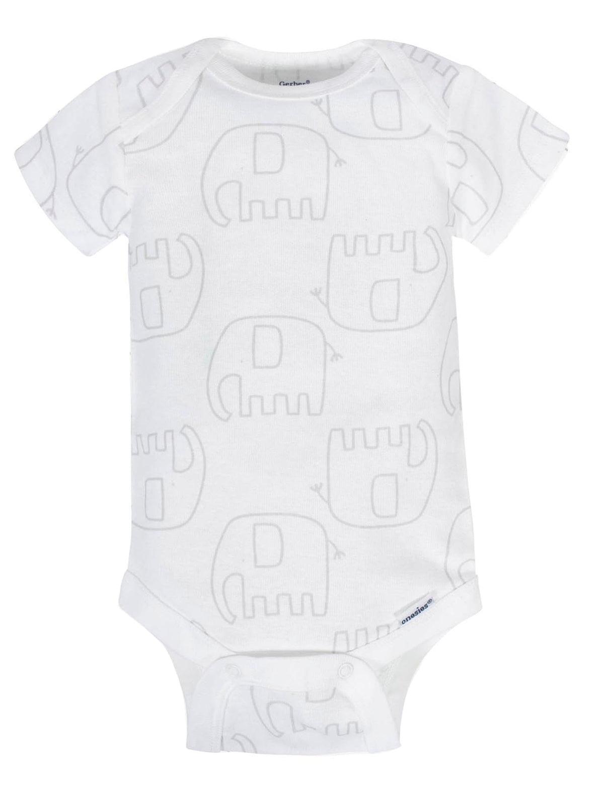 Gerber Baby Boys & Girls 8-Pack Short Sleeve Onesies Bodysuits