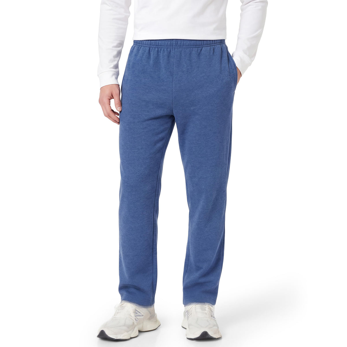 Amazon Essentials Men's Fleece Open Bottom Sweatpant (Available in Big & Tall)