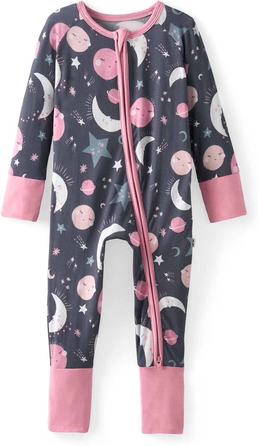 Little Sleepies Baby Pajamas, Viscose from Bamboo, Newborn Sleeper Baby PJs