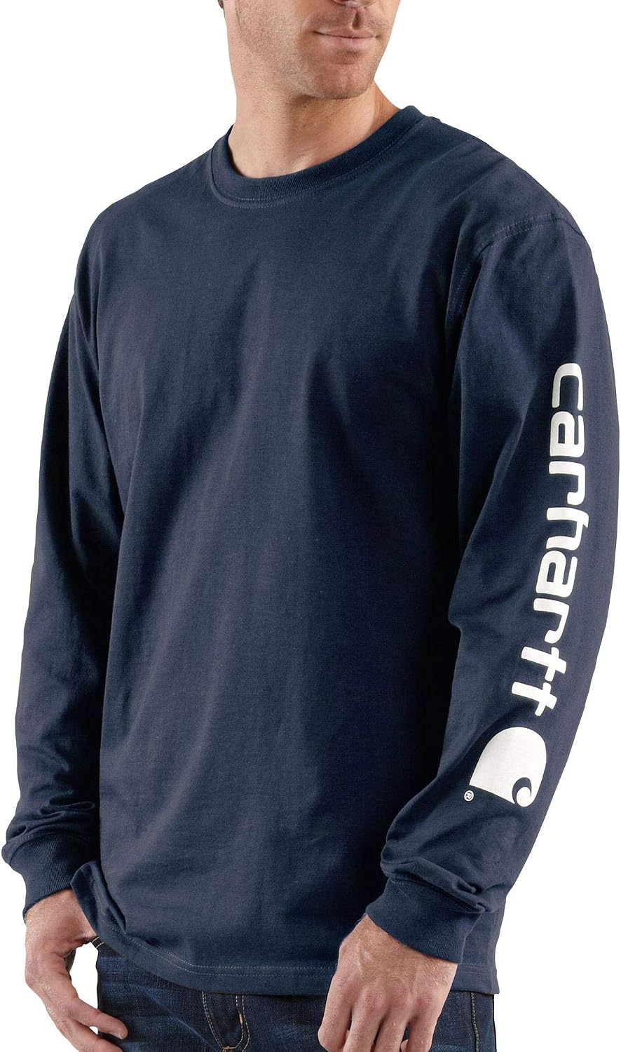 Carhartt Men's Dearborn Loose LS Logo T-Shirt