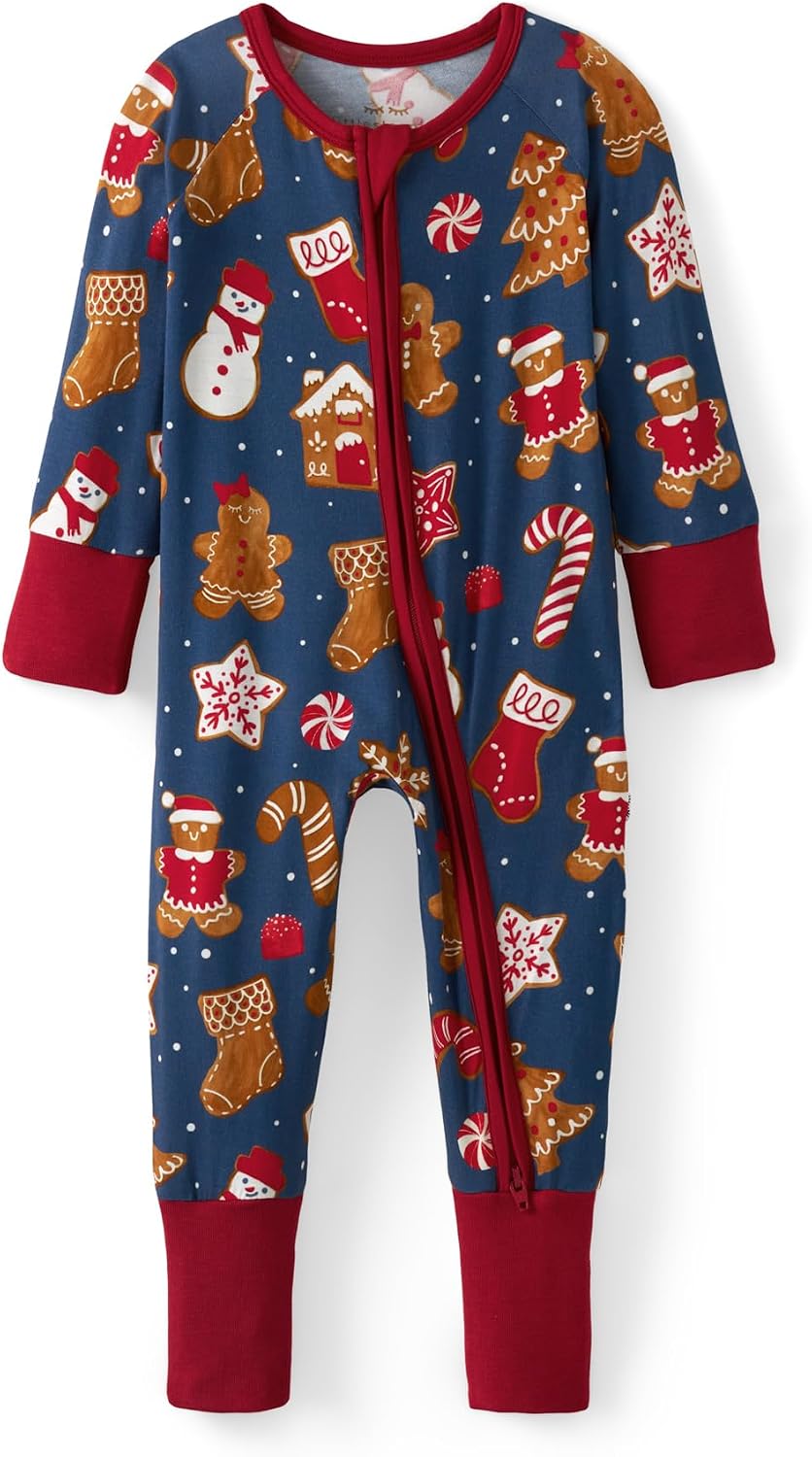 Little Sleepies Baby Pajamas, Viscose from Bamboo, Newborn Sleeper Baby PJs