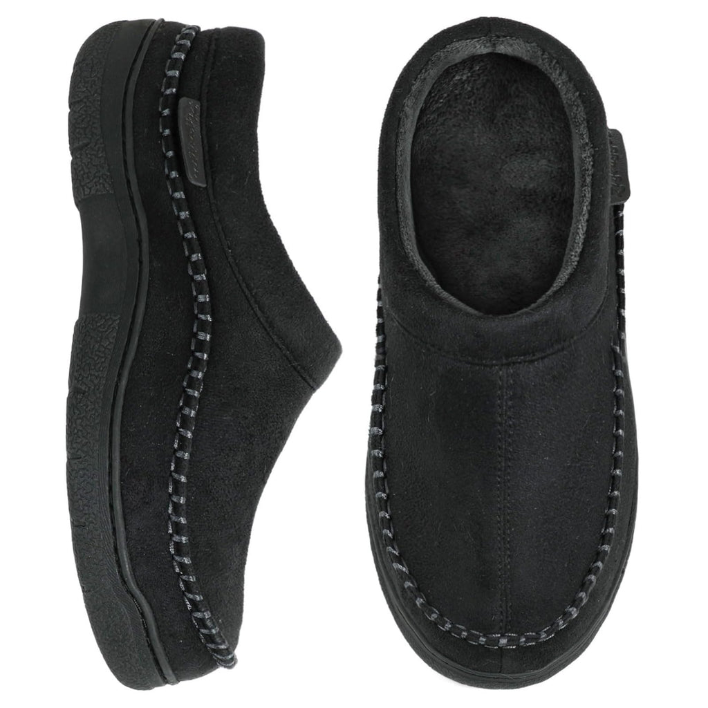 Zigzagger Men's Slip On Moccasin Slippers Indoor Outdoor