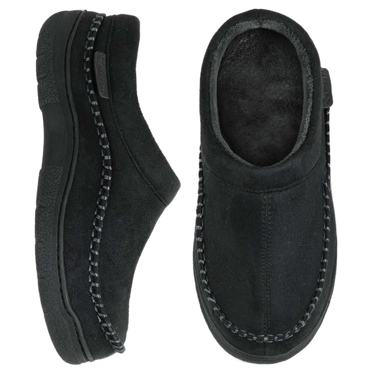 Zigzagger Men's Slip On Moccasin Slippers Indoor Outdoor