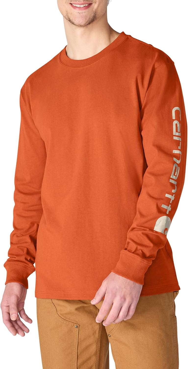 Carhartt Men's Dearborn Loose LS Logo T-Shirt