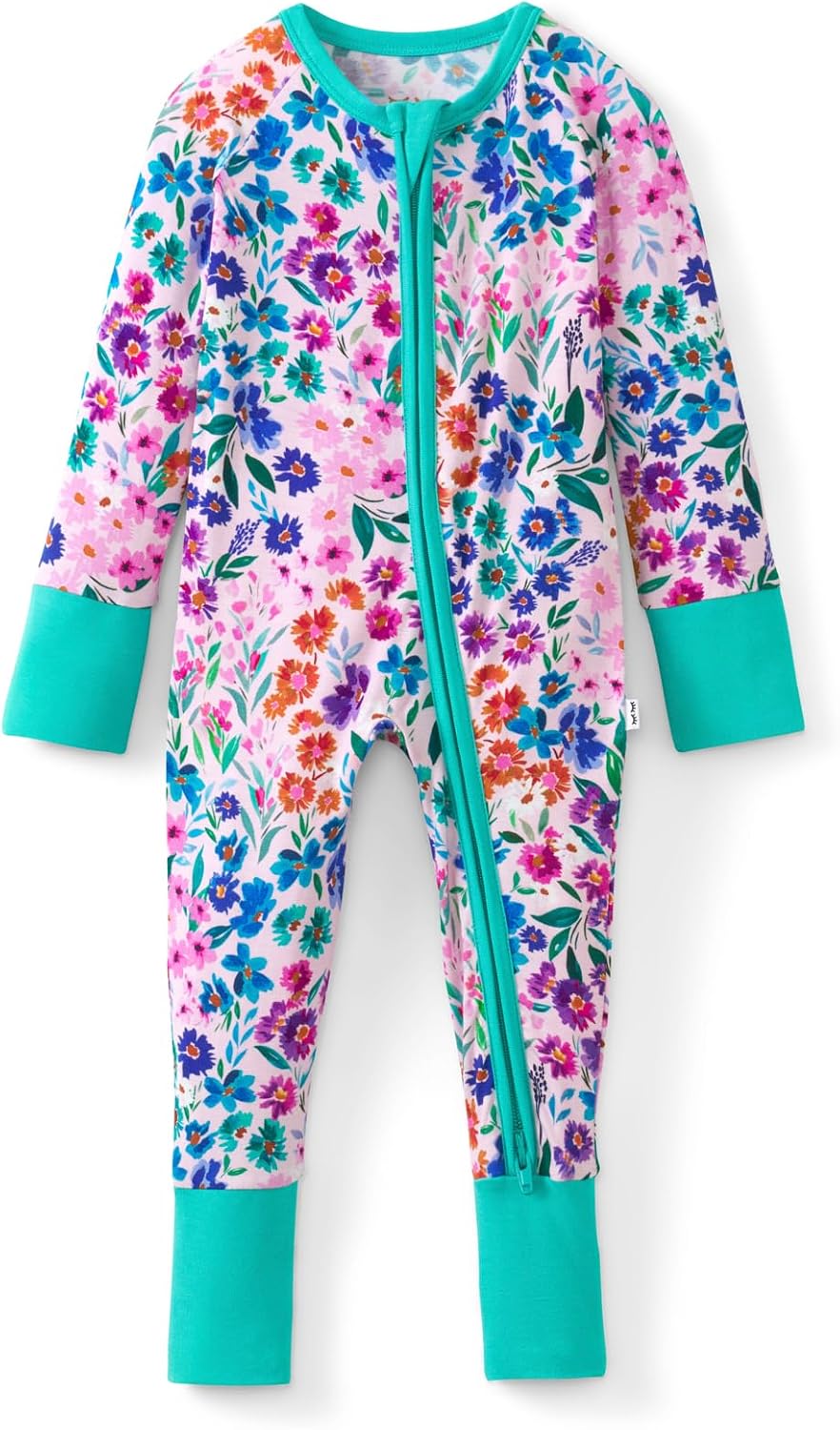 Little Sleepies Baby Pajamas, Viscose from Bamboo, Newborn Sleeper Baby PJs