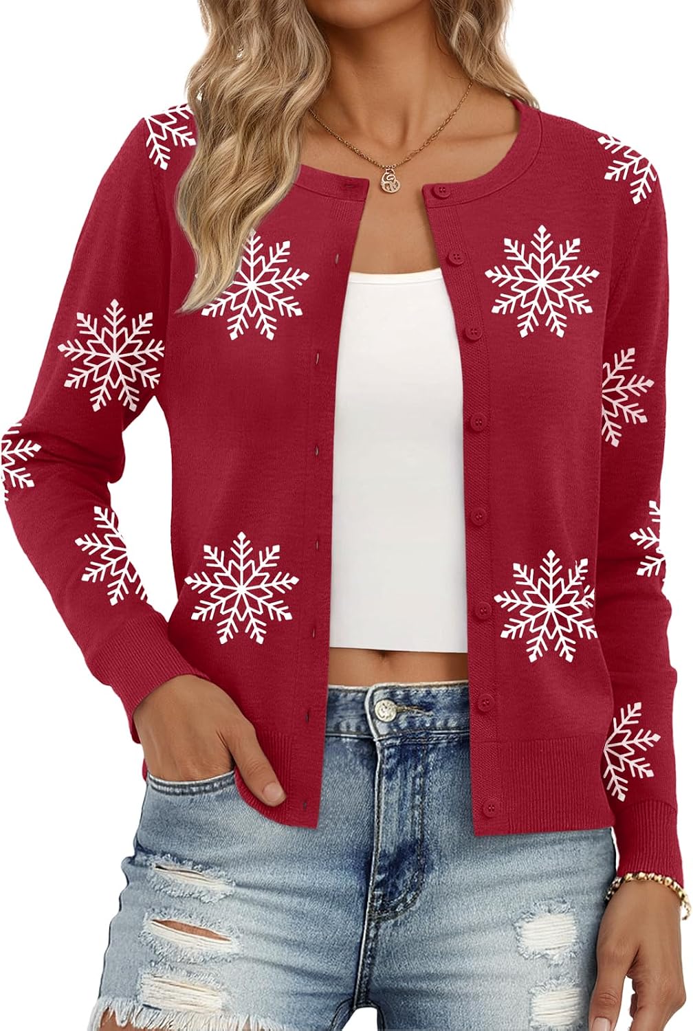 Trendy Queen Women's Lightweight Knit Cardigan