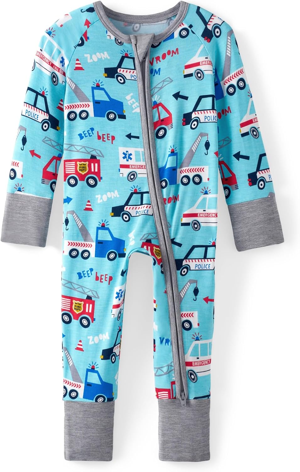 Little Sleepies Baby Pajamas, Viscose from Bamboo, Newborn Sleeper Baby PJs