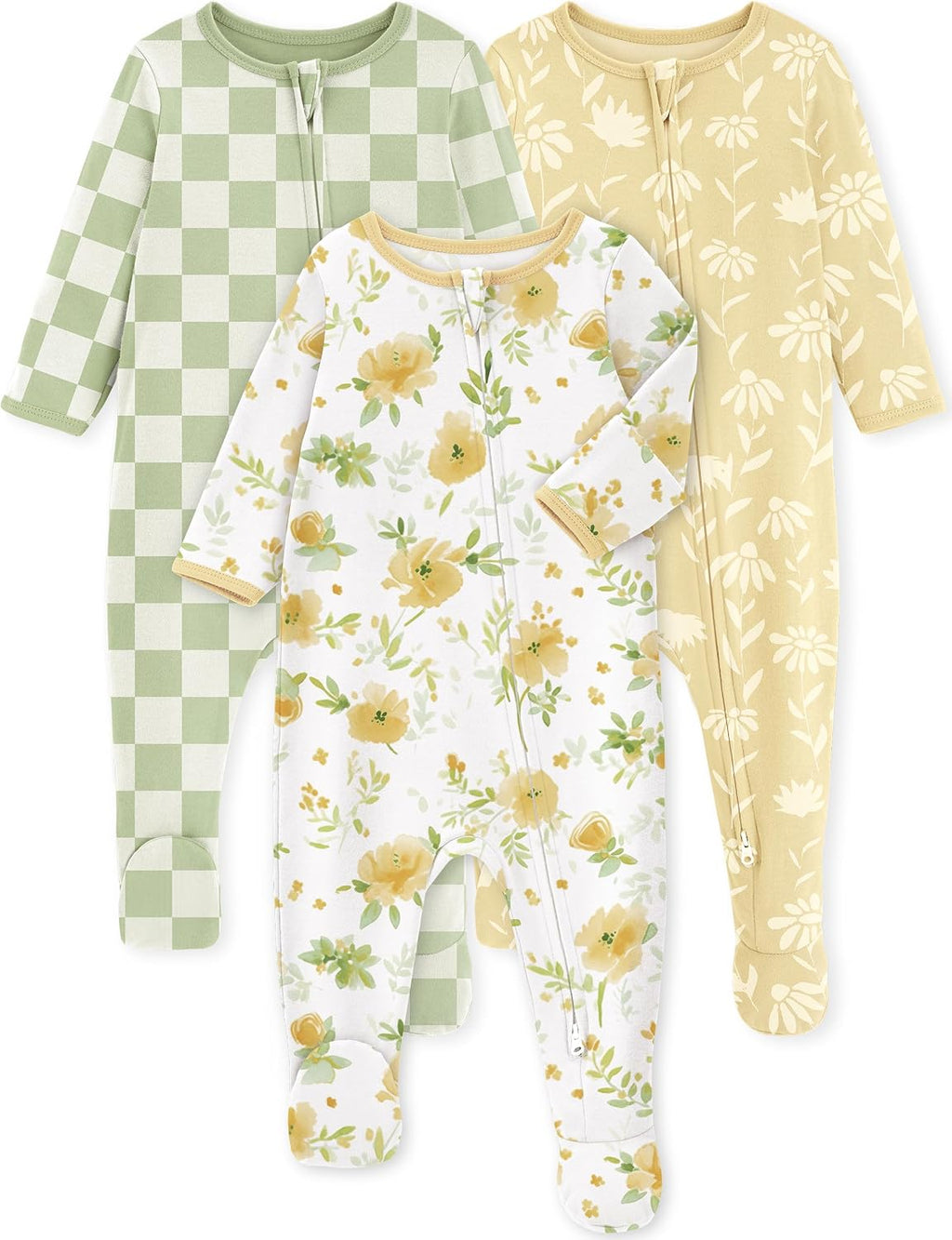 Yoofoss Baby Pajamas 100% Organic Cotton Newborn Sleepers Boy Girl Clothes