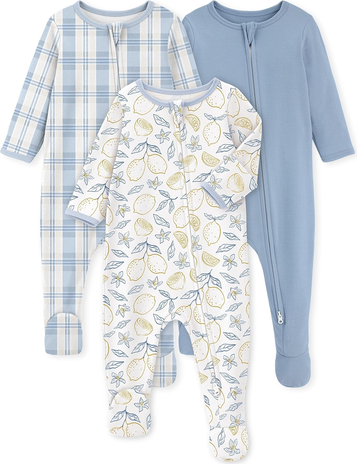 Yoofoss Baby Pajamas 100% Organic Cotton Newborn Sleepers Boy Girl Clothes
