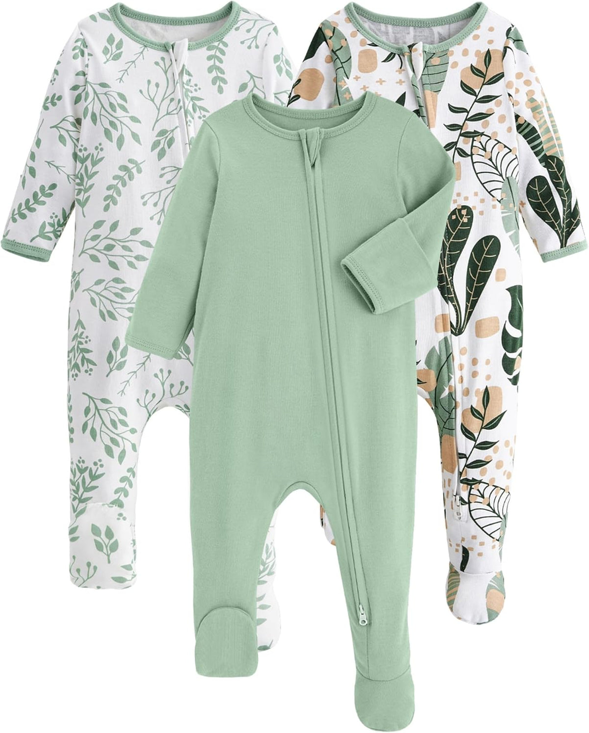Yoofoss Baby Pajamas 100% Organic Cotton Newborn Sleepers Boy Girl Clothes