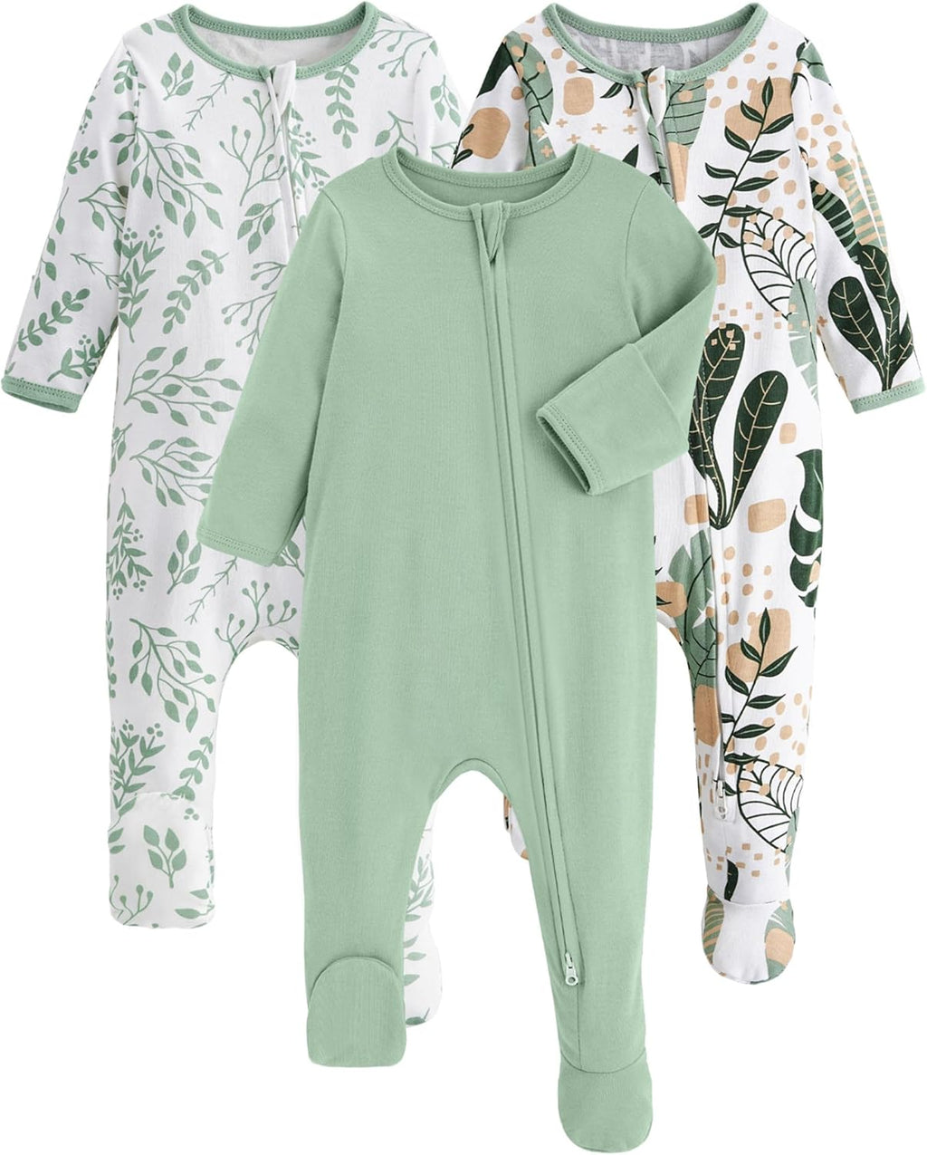 Yoofoss Baby Pajamas 100% Organic Cotton Newborn Sleepers Boy Girl Clothes