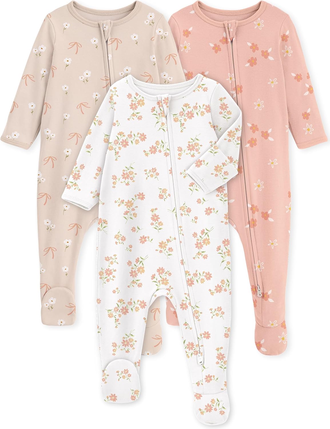 Yoofoss Baby Pajamas 100% Organic Cotton Newborn Sleepers Boy Girl Clothes
