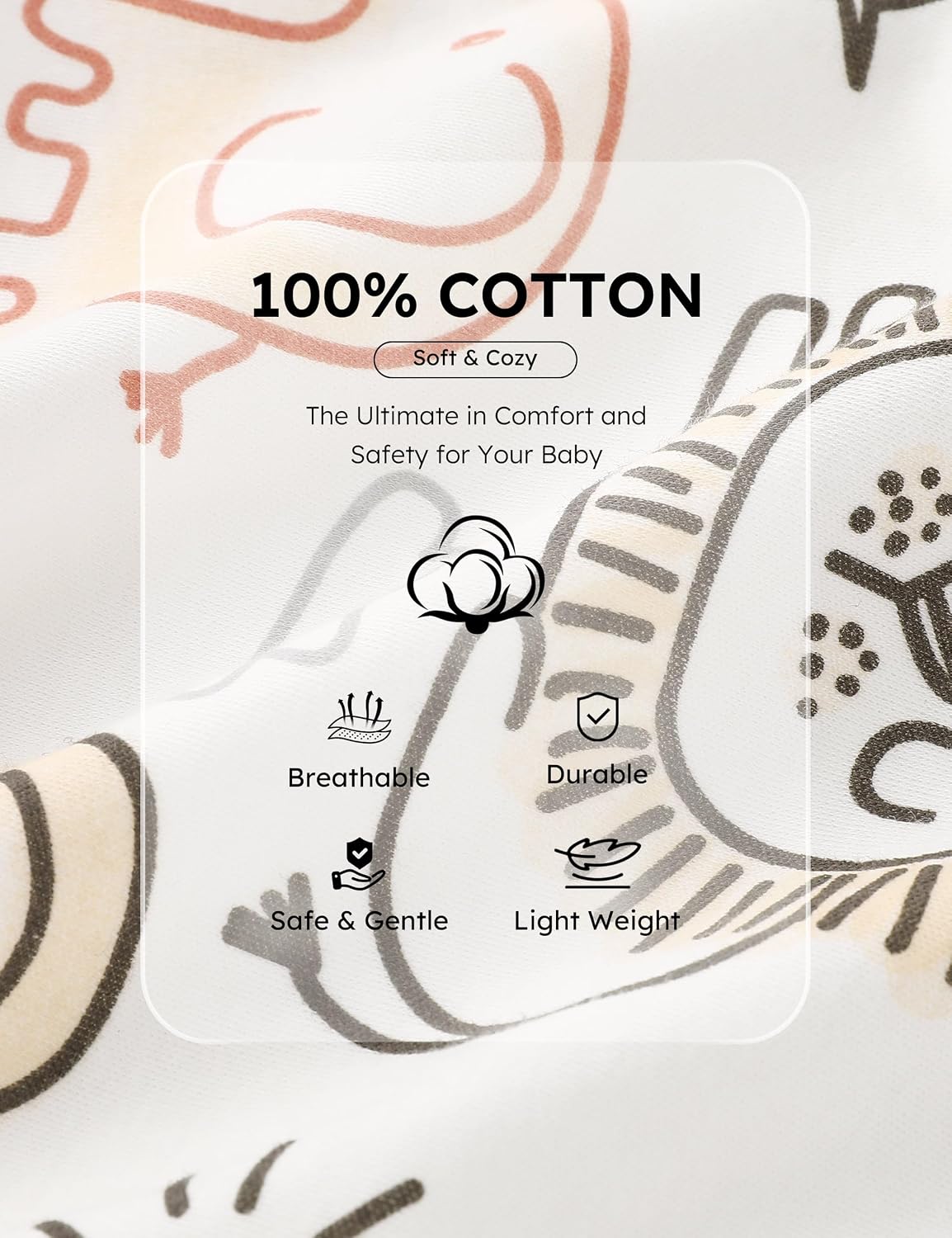 Yoofoss Baby Pajamas 100% Organic Cotton Newborn Sleepers Boy Girl Clothes