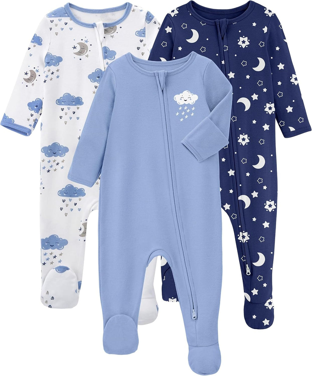 Yoofoss Baby Pajamas 100% Organic Cotton Newborn Sleepers Boy Girl Clothes