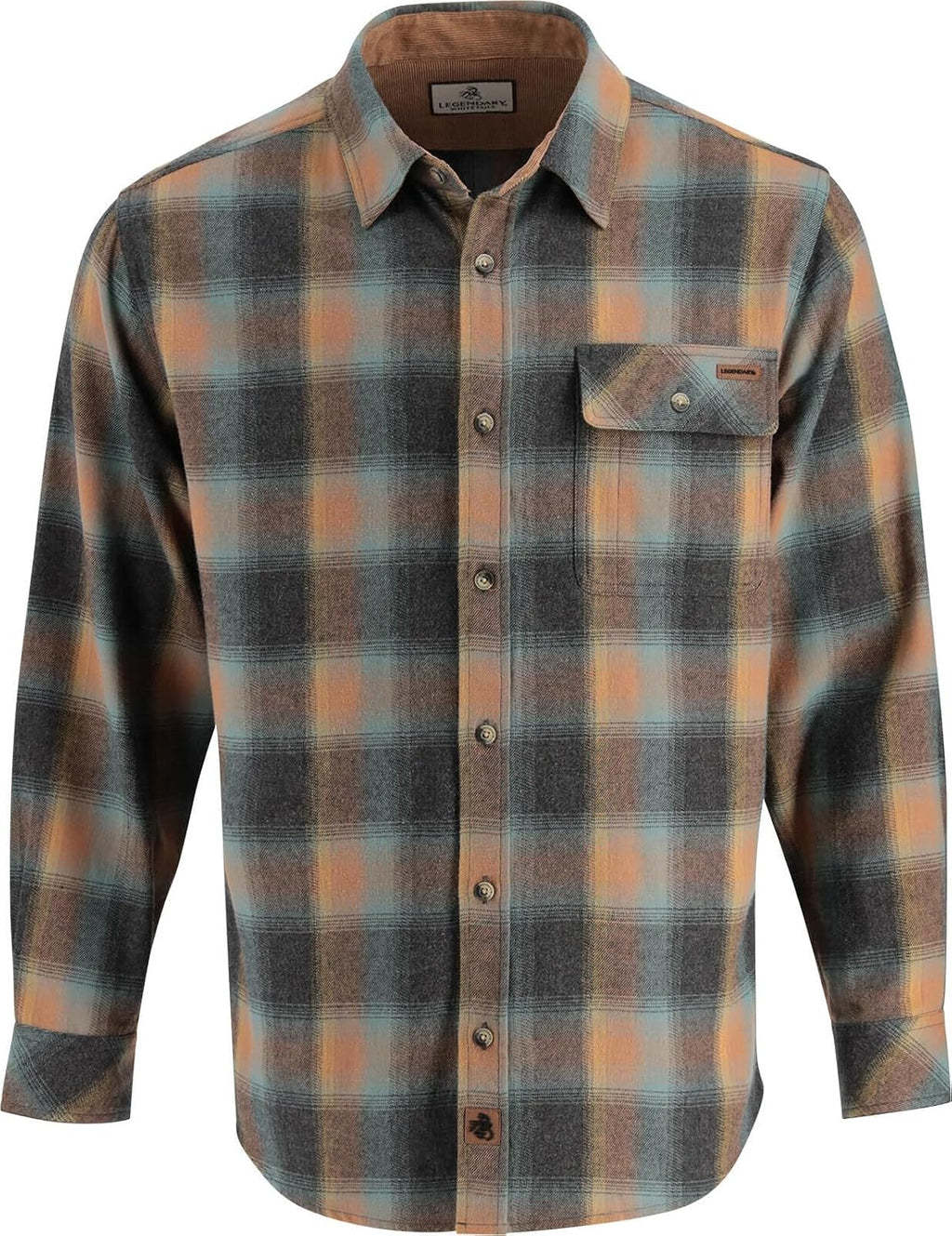 Legendary Whitetails Mens Flannel Long Sleeve Button Down 100% Cotton Shirt