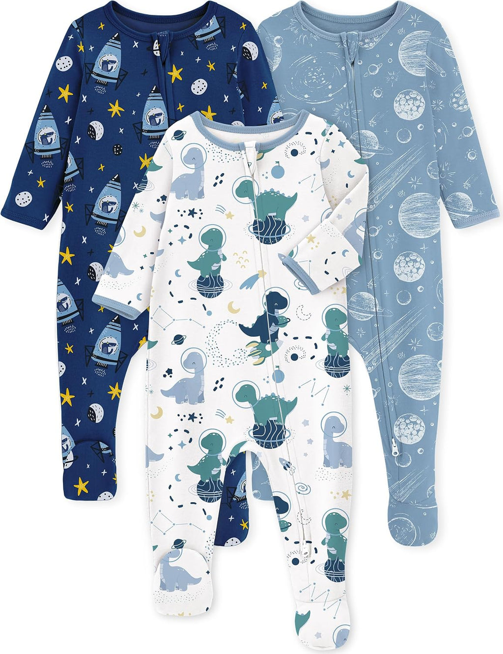 Yoofoss Baby Pajamas 100% Organic Cotton Newborn Sleepers Boy Girl Clothes