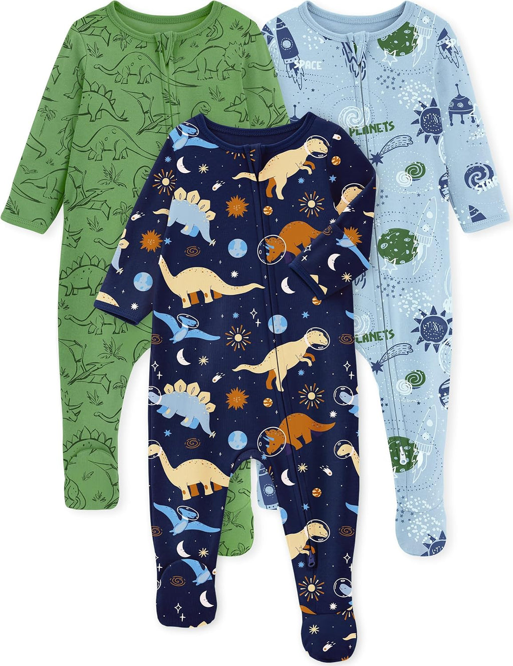Yoofoss Baby Pajamas 100% Organic Cotton Newborn Sleepers Boy Girl Clothes