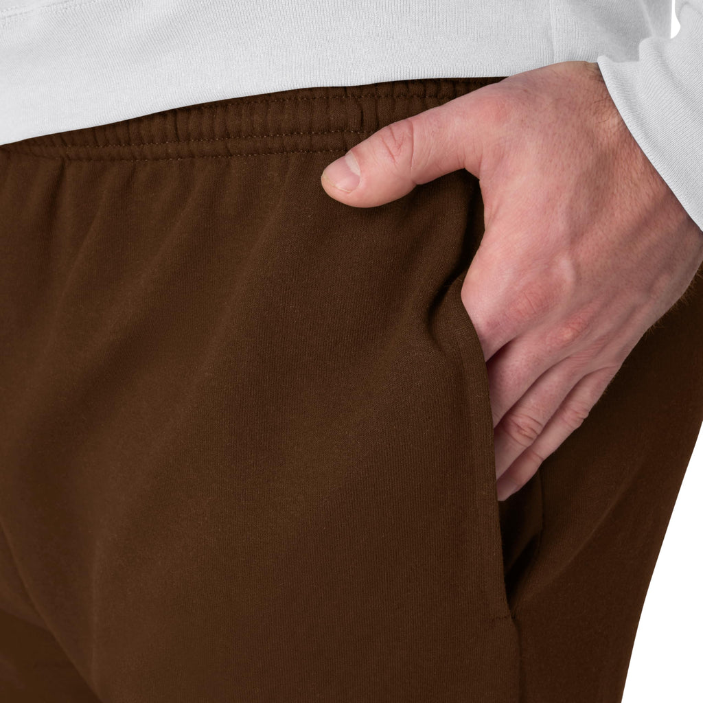 Hanes Men's EcoSmart Sweatpants, Athletic Lounge Pants with Pockets, Open Hem Bottom, Fleece Pants