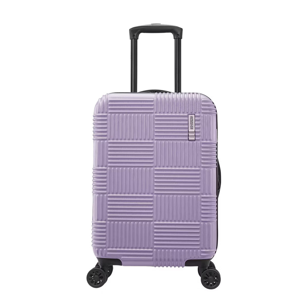 American Tourister NXT Hardside Large Checked Spinner Suitcase