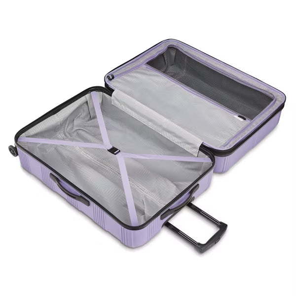 American Tourister NXT Hardside Large Checked Spinner Suitcase