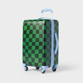 Carry On Checkered Spinner Wheels Suitcase Green - Cat & Jack