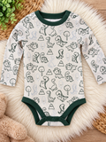 🦕 Baby Dinosaur Long-Sleeve Bodysuit