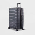 Hardside Large Checked Spinner Wheels Suitcase - Open Story™