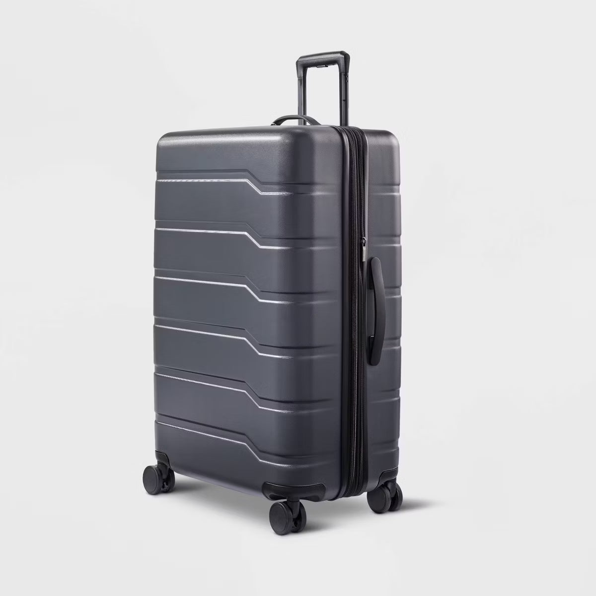 Hardside Large Checked Spinner Wheels Suitcase - Open Story™