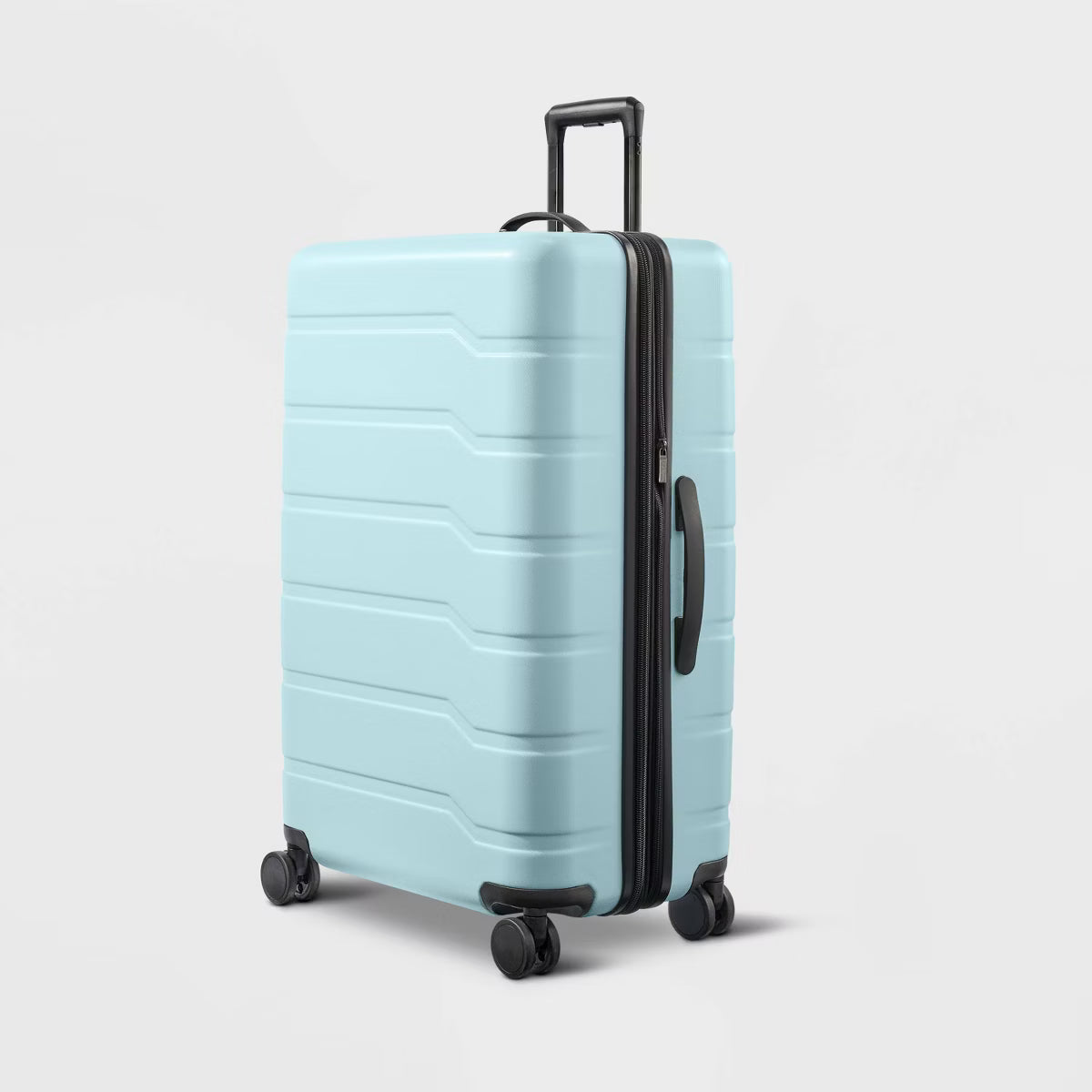 Hardside Large Checked Spinner Wheels Suitcase - Open Story™
