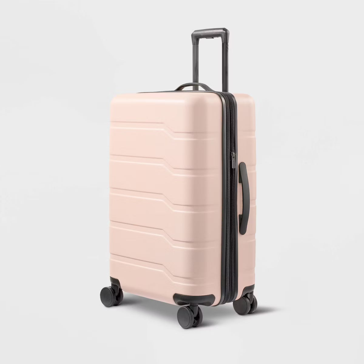 Hardside Medium Checked Spinner Wheels Suitcase - Open Story