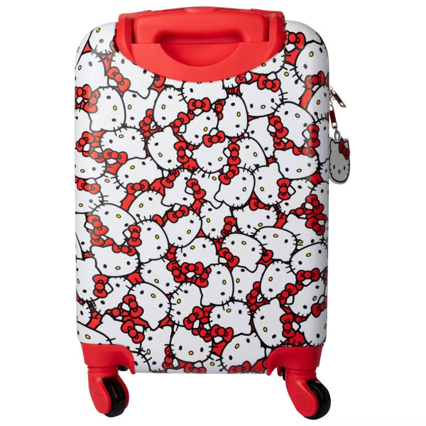 Hello Kitty Hardside Carry On Spinner Wheels Suitcase - Red/White
