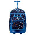 J World Duo 18" Rolling Backpack and Lunch Bag - Spaceship