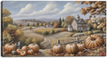Autumn at the Homestead – 40" x 20" Canvas Wall Art