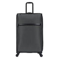 Skyline Large Checked Spinner Wheels Suitcase - Gray