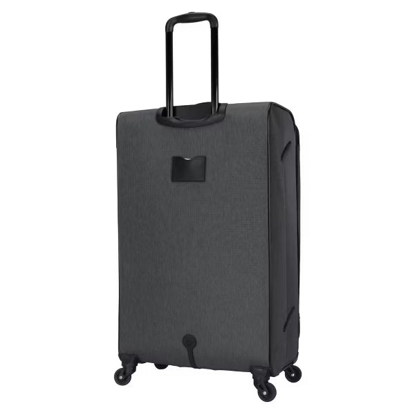 Skyline Large Checked Spinner Wheels Suitcase - Gray