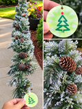 National Tree Company 6-Foot Pre-Lit Christmas Mantel Swag
