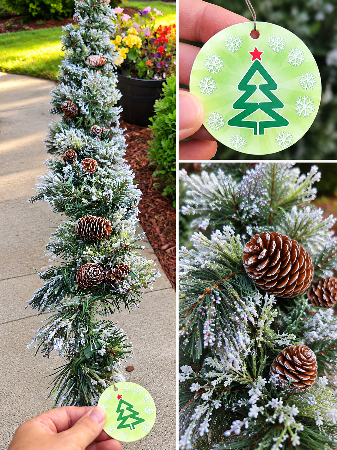 National Tree Company 6-Foot Pre-Lit Christmas Mantel Swag