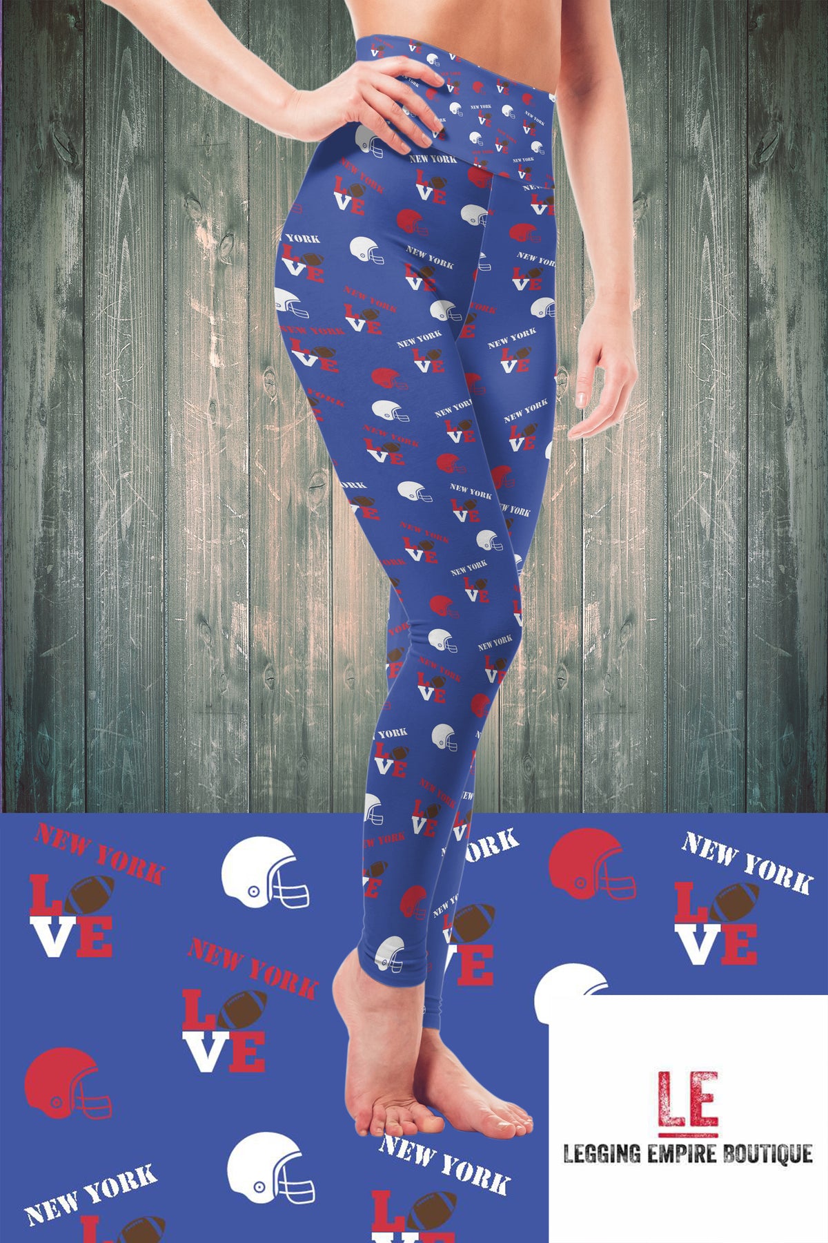 New York Girl Football Leggings